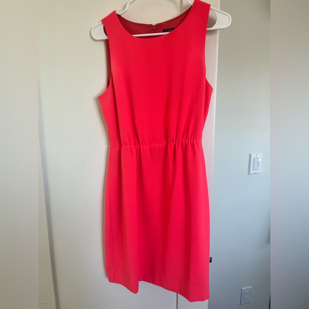 Hot pink j crew dress